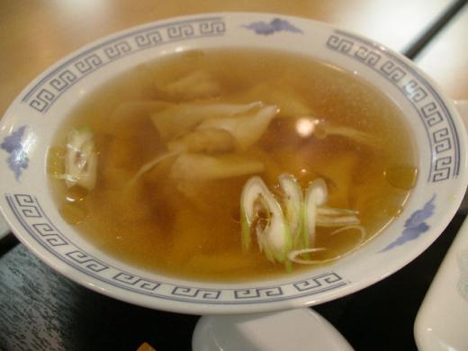 あっさり風味の雲呑スープ(ワンタンスープ)/