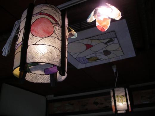 和紙のステンドグラス?/