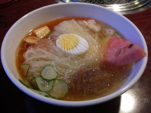 冷麺の俯瞰です!/