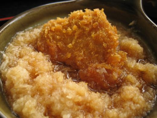 おろしだれをたっぷりつけて../