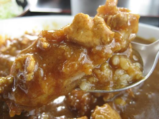 カツのアップです。/