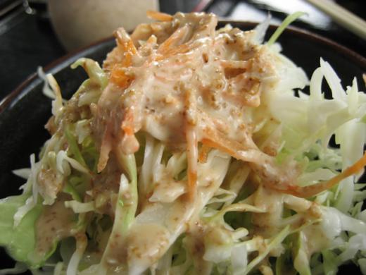 サービスのサラダです。/