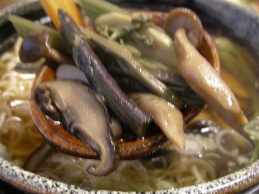 山菜の具がたくさん!/