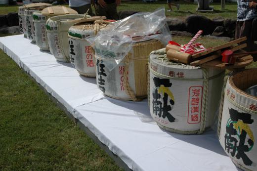 こちらは地元名産の地酒/