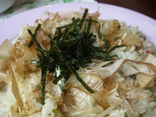 あっさり和風の山菜ピラフです!/