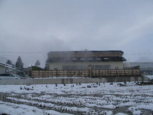 湯気がもうもうとたっています!/