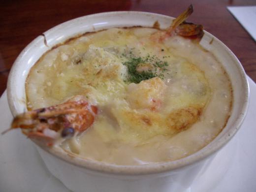 エビとホタテのドリア/