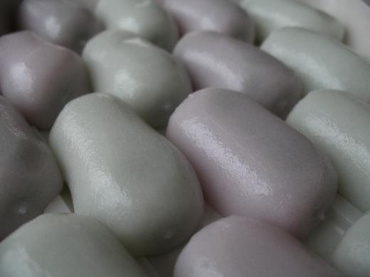 福餅はやわらかく二層になってます。/