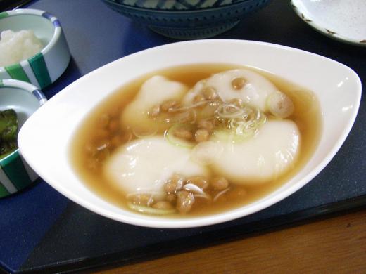 納豆餅をチョイス。/