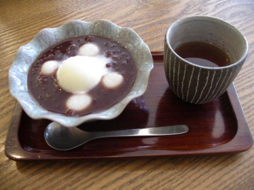 自家製粒あんともっちり白玉/