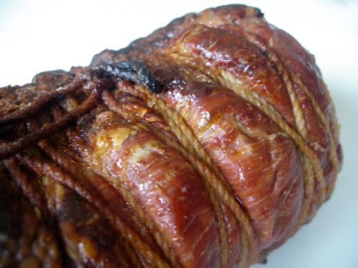 一本一本丁寧に焼き上げた美伝のチャーシュー/