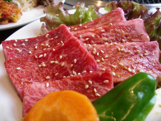 厚くてステーキのような山形牛/