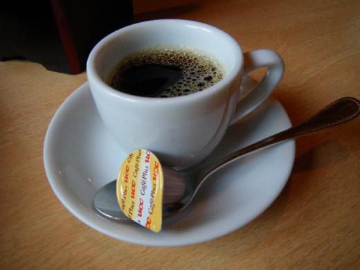 美味しい珈琲もつきます。/