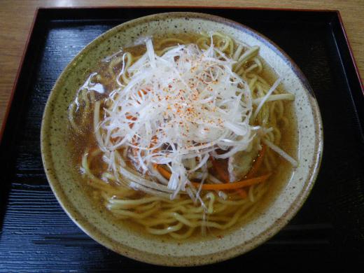 ネギがどっさりトッピング/