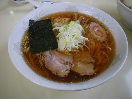 ネギ、なると、のり、チャーシュー2枚のシンプルトッピング/