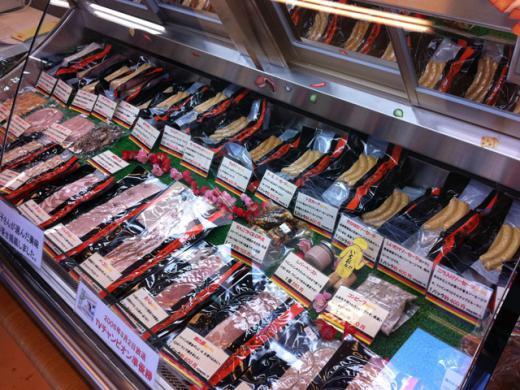 こんなに沢山の種類のソーセージが/
