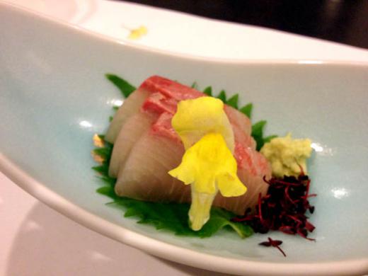 旬の一品、お刺身です。/