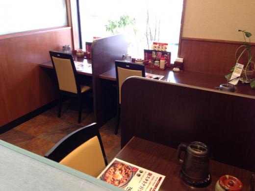 お一人様専用の席がありました/