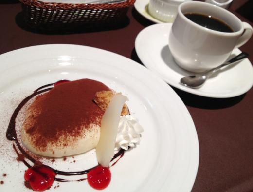 この日のデザートはティラミス/