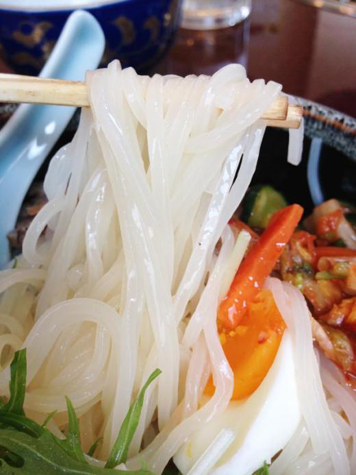 透き通った特製麺/