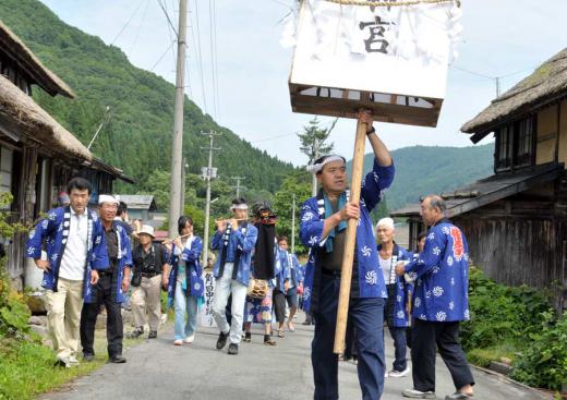 綱木獅子踊り、その2/