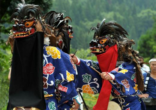 綱木獅子踊り、その8/