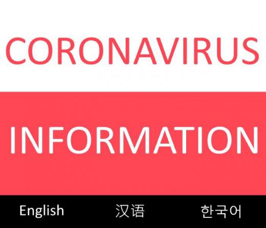 Information Regarding the Coronavirus (COVID-19)/