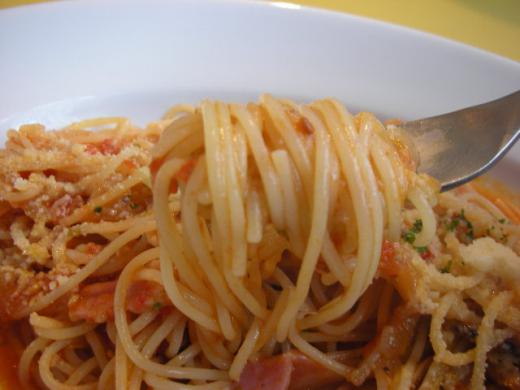 メインのパスタ/