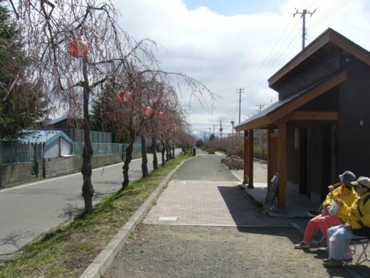 遊歩道反対側の風景は/