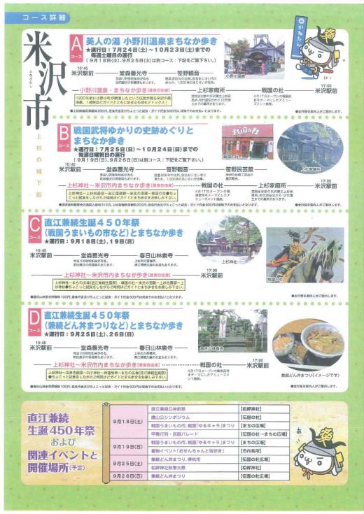 コース詳細 米沢市/