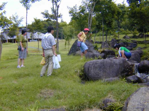 午後は源流の森で木工クラフトその前に/