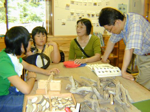 家族会議中..../