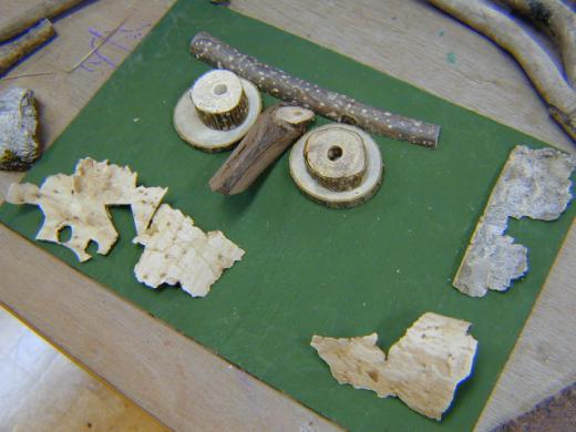 お父さんの作品途中経過/