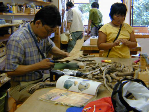 妹さんも真剣です。/