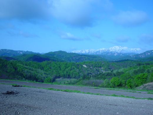 今朝の飯豊山ですよ。/