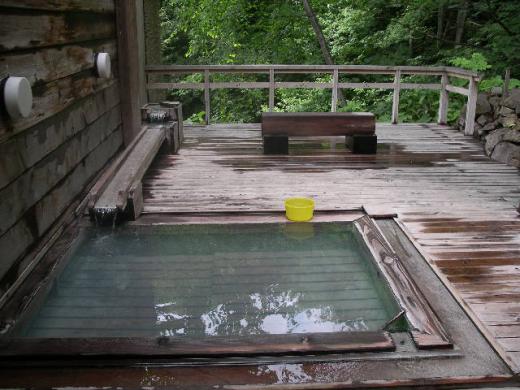 蔵王で唯一の貸切露天風呂「辻屋の湯」/