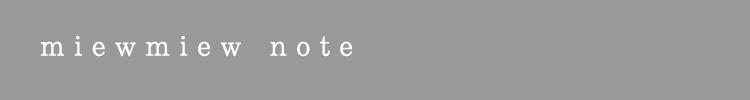 miewmiew note