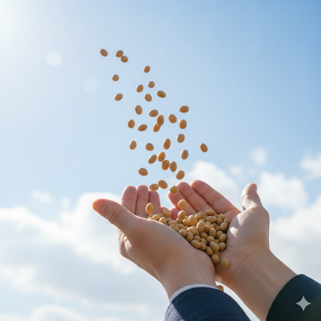 寒河江八幡宮 節分祭 豆まきの様子