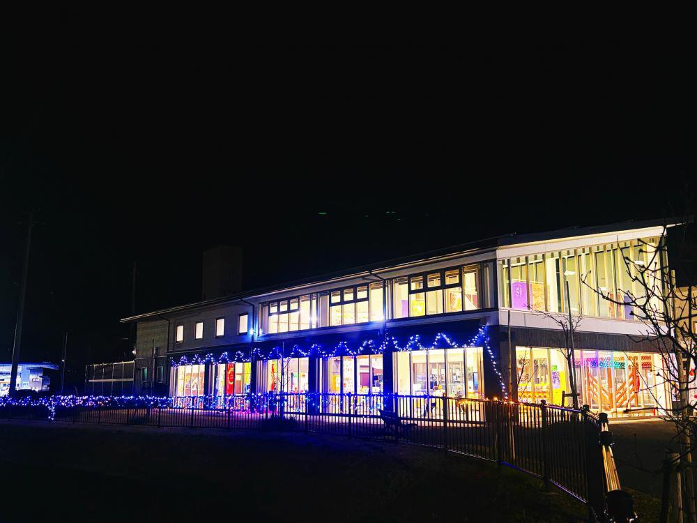 道の駅川のみなと長井　イルミネーション：画像