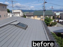 屋根塗装<br>F様邸屋根塗装工事<br>（山形市）　：画像